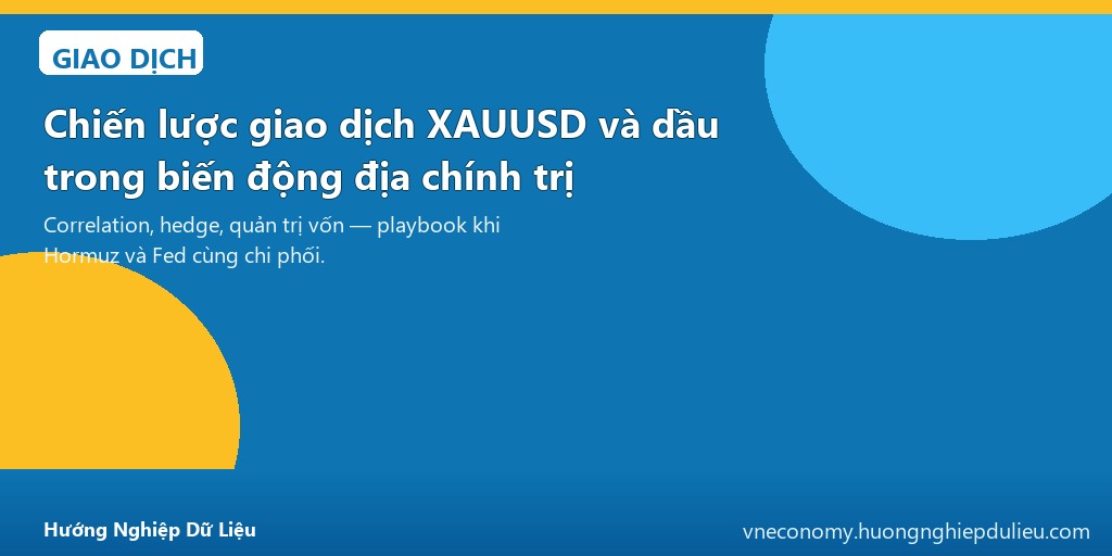 Chiến lược giao dịch XAUUSD và dầu trong biến động địa chính trị