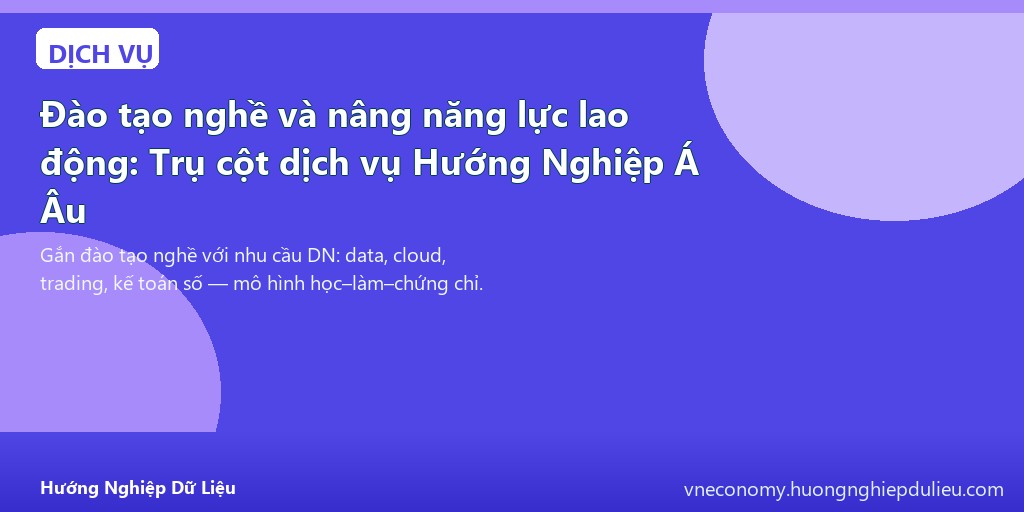 Đào tạo nghề và nâng năng lực lao động: Trụ cột dịch vụ Hướng Nghiệp Á Âu