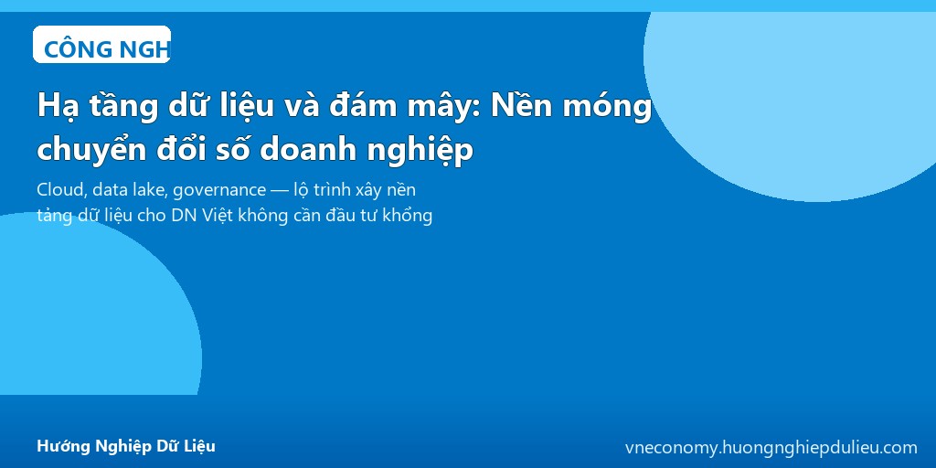 Hạ tầng dữ liệu và đám mây: Nền móng chuyển đổi số doanh nghiệp