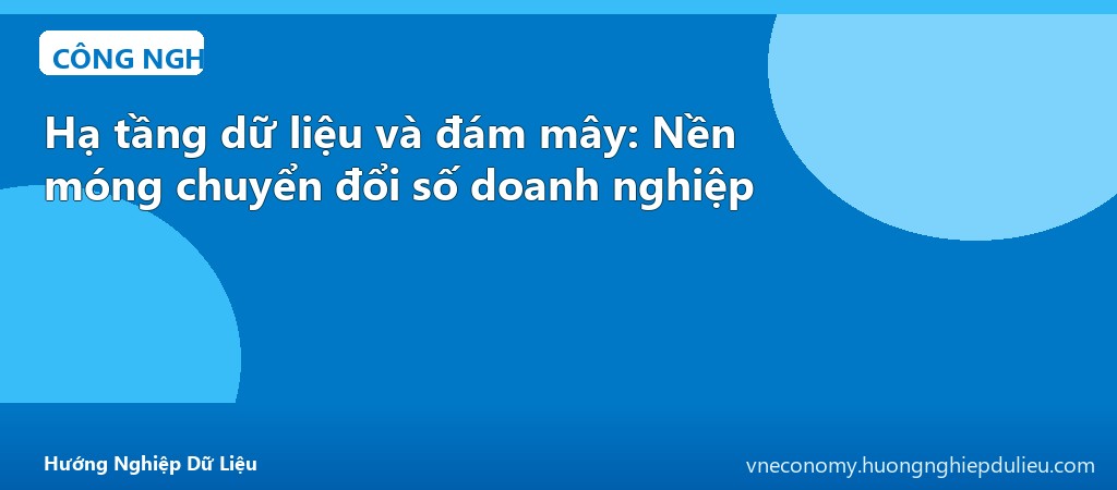 Hạ tầng dữ liệu và đám mây: Nền móng chuyển đổi số doanh nghiệp