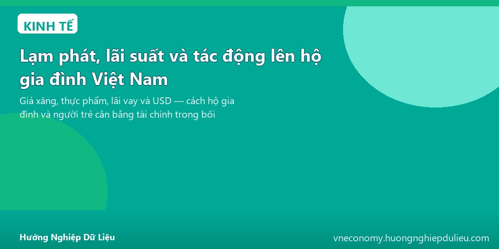 Lạm phát, lãi suất và tác động lên hộ gia đình Việt Nam