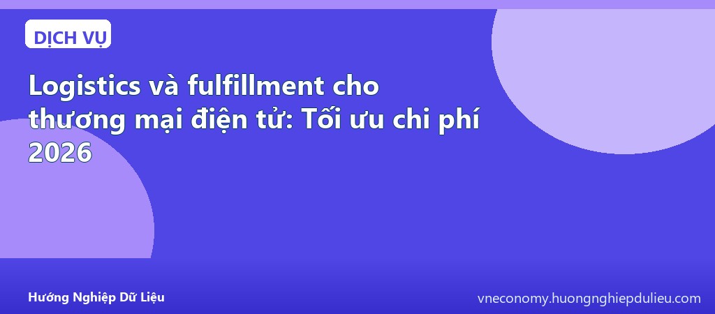 Logistics và fulfillment cho thương mại điện tử: Tối ưu chi phí 2026
