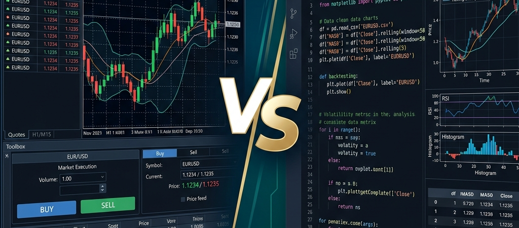 MT5 Trading vs Python Trading: Nên Chọn Công Cụ Nào Cho Nhà Đầu Tư?